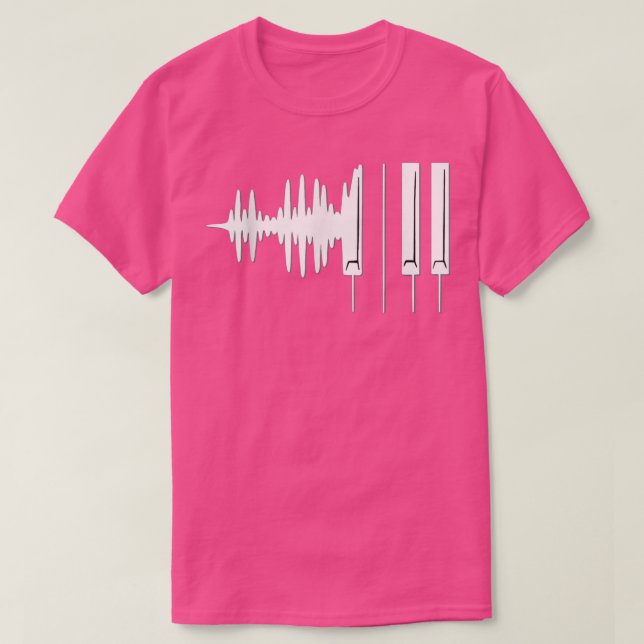 T-shirt Piano pianiste (Design devant)