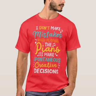T-shirt Piano Pianiste Piano Player