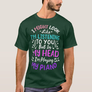 T-shirt Piano Pianiste Piano Player 5