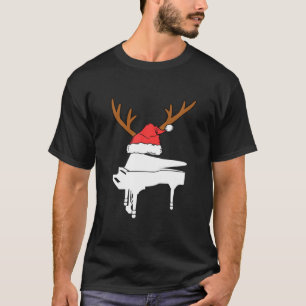 T-shirt Piano Piano Reindee Noël