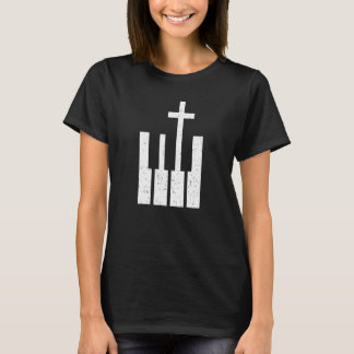 T-shirt Piano religion musician