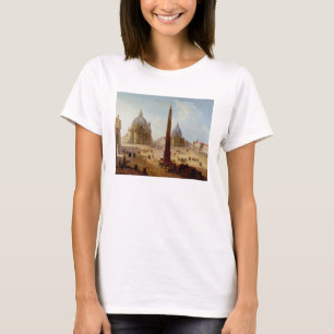 T-shirt Piazza del Popolo, Rome (oil on canvas)