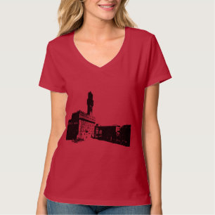 T-shirt Piazza della Signoria à Florence, Italie centrale