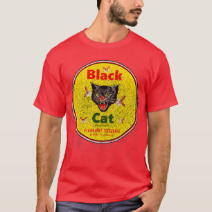 T-shirt Pic de chat noir