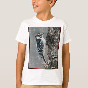 T-shirt Pic Downy en neige - Photo originale