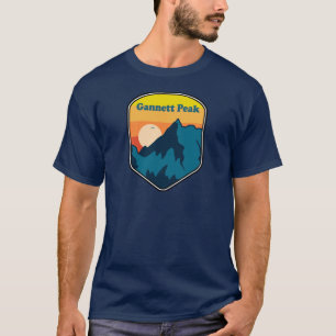 T-shirt Pic Gannett Wyoming Lever du soleil