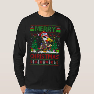T-shirt Pic vert Oiseau Arbre de Noël laid Pic vert Noël