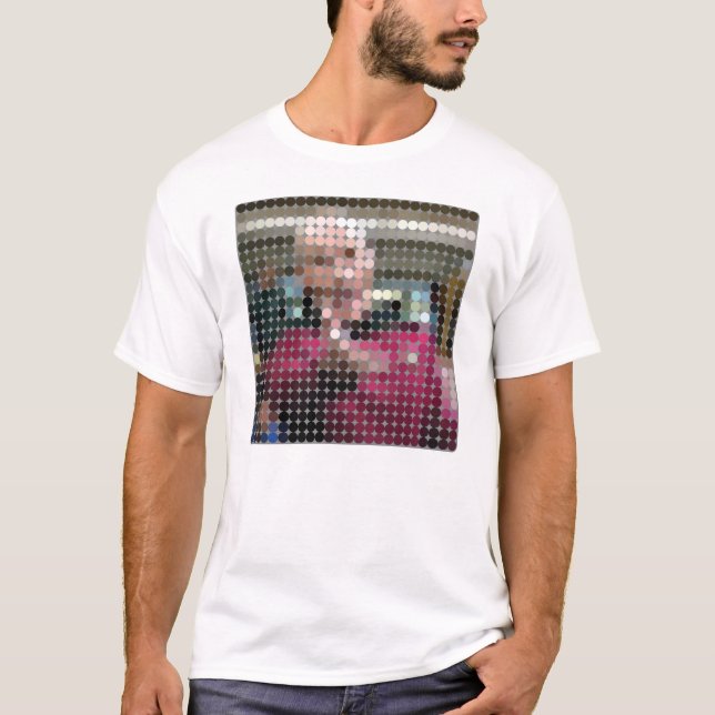 T-shirt Picard WTF Mème pixeldot (Devant)