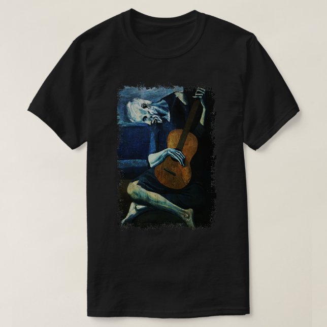 T-shirt Picasso L'Ancien Guitariste (Design devant)