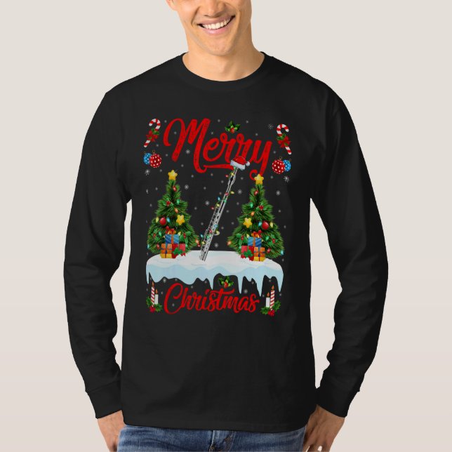 T-shirt Piccolo Music   Lights Xmas Tree Santa Piccolo Chr (Devant)