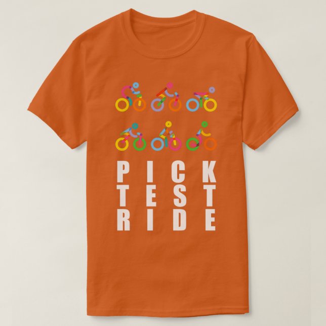 T-shirt Pick Test Ride  (Design devant)