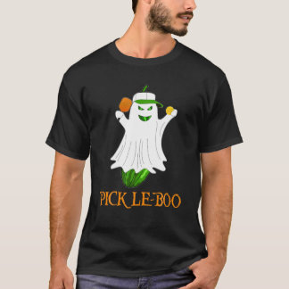 T-shirt Pickle Boo Pickle Ghost Funny Halloween Pickleball