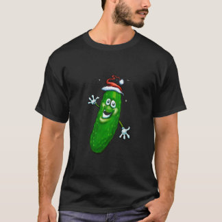 T-shirt Pickle Christmas Lights joyeuse danse dill pickle