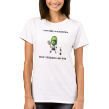 T-shirt Pickleball and Wine par Posh Little Finds