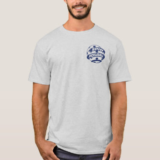 T-shirt Pickleball Blue Logo Left Chest Uniquement