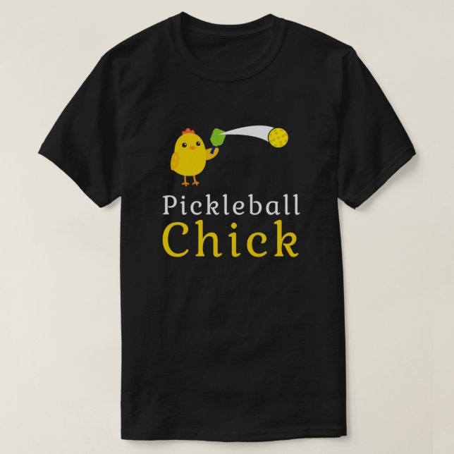 T-shirt Pickleball Chick (Design devant)