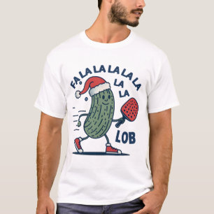 T-shirt Pickleball Christmas Fa La La Lob
