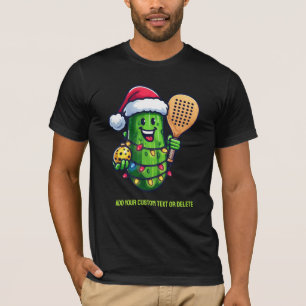 T-shirt Pickleball Christmas Pickleball Père Noël Sports L