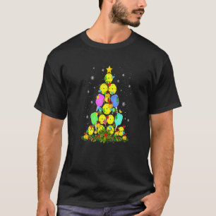 T-shirt Pickleball Christmas Tree Père Noël Pickleball X M