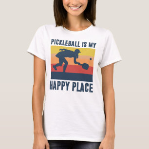 T-shirt pickleball cite des femmes de pickleball