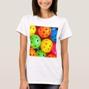 T-shirt Pickleball coloré