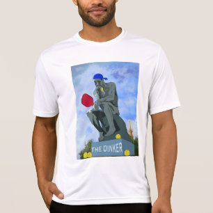 T-shirt Pickleball Dinker le penseur
