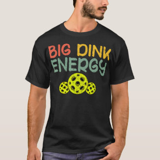 T-shirt Pickleball drôle énergie rétro grosse dink Pickle