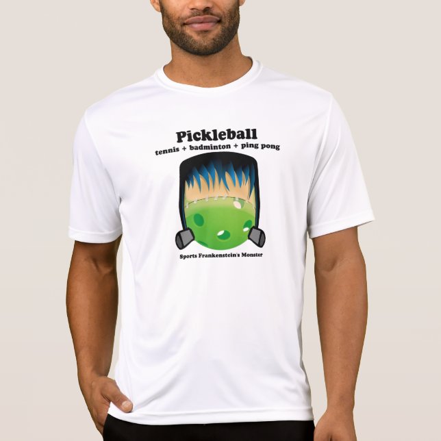 T-shirt Pickleball est le monstre des sports de Frankenste (Devant)