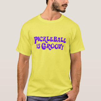 T-shirt "Pickleball est super" teignent en nouant le