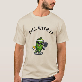 T-shirt Pickleball "Fais avec ça" Blague drôle Cornichon P