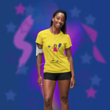 Pickleball fille Amour amusant