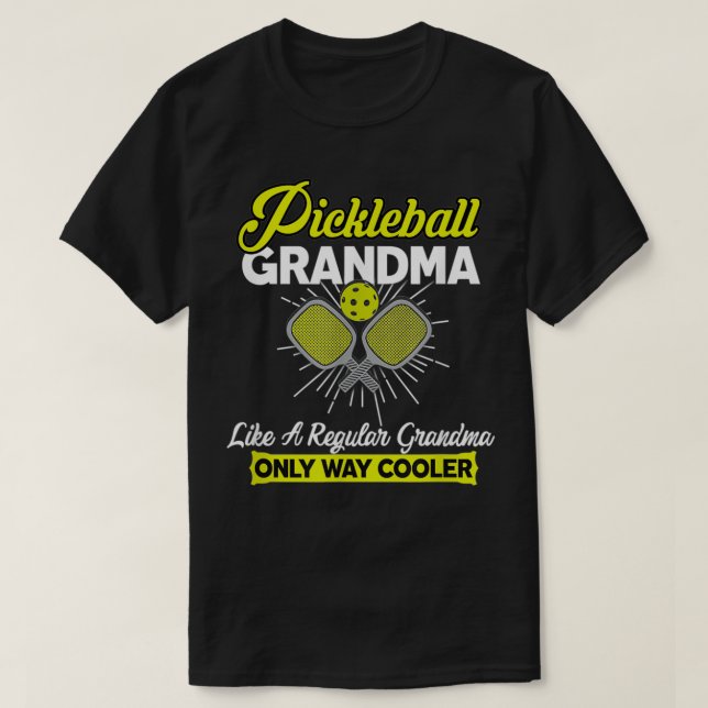 T-shirt Pickleball Grand-mère Drôle Femmes Joueuse Pickleb (Design devant)