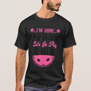 T-shirt Pickleball Grand-mère J'en ai fini d'être grand-mè