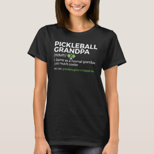 T-shirt Pickleball Grandpa Définition Bigg de la petite-fi