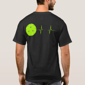 T-shirt Pickleball Heartbeat Men/WomenTee Shirt - Vert