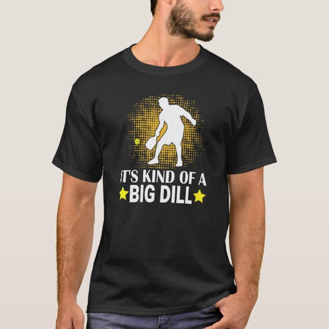 T-shirt Pickleball Hommes C'est Plutôt Un Gros Paddleball  (Devant)