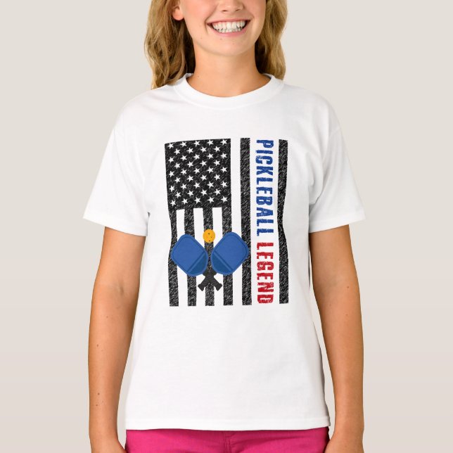 T-shirt Pickleball Legend USA (Devant)