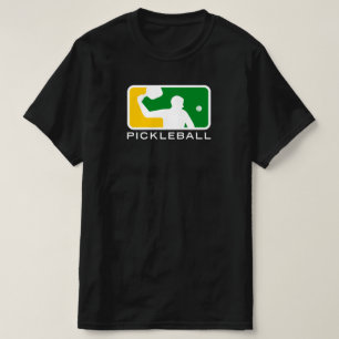 T-shirt Pickleball : Ligue majeure (verte/blanche)