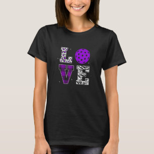 T-shirt Pickleball mignon Pour Femmes Dames I Love Pickleb