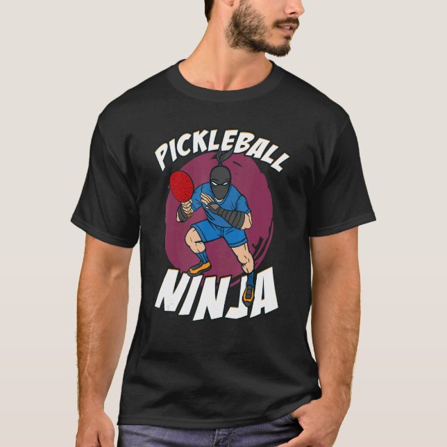 T-shirt Pickleball ninja Stealth Master Ninja (Devant)