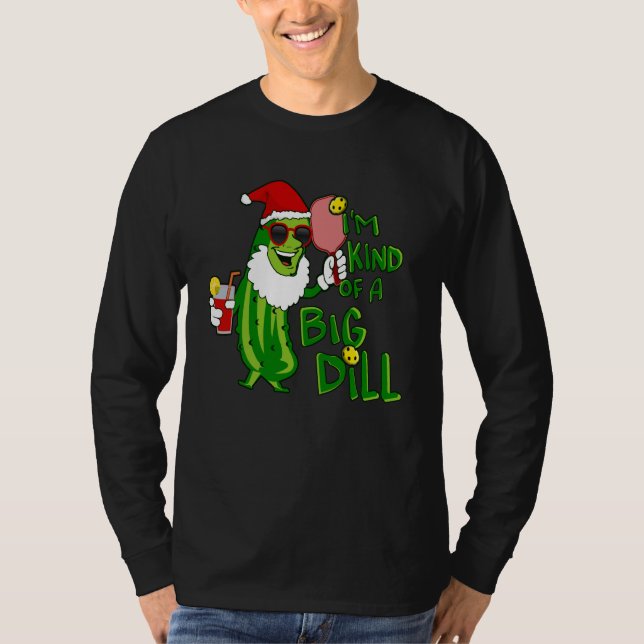 T-shirt Pickleball Père Noël Big Dill (Devant)