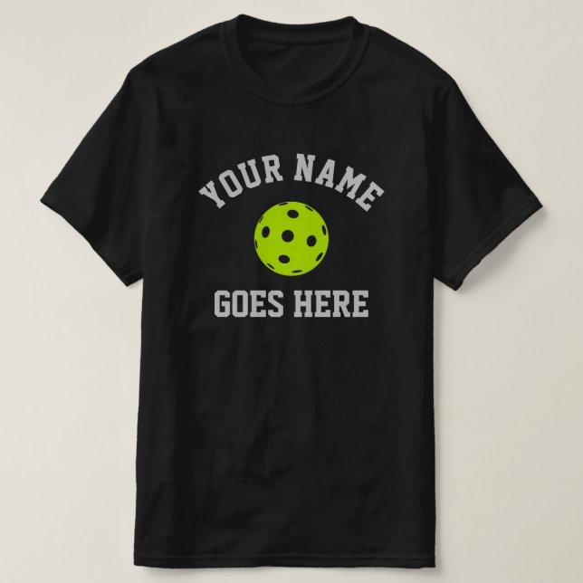 T-shirt Pickleball PERSONNALISÉ (Design devant)