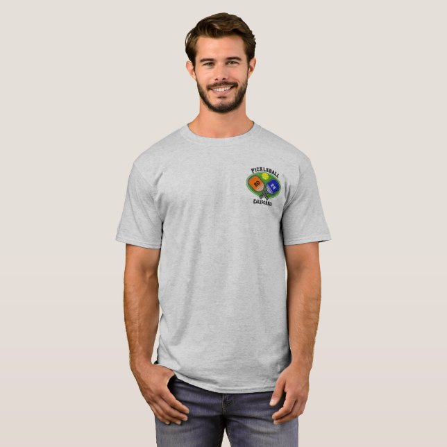 T-shirt Pickleball personnalisé (Devant entier)