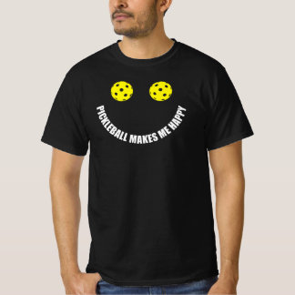 T-shirt Pickleball : PICKLEBALL ME REND HEUREUX