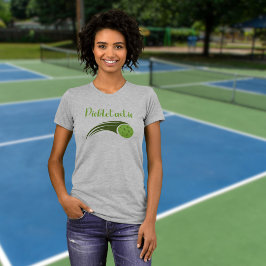 T-shirt Pickleball Pickletastic élégant jeu