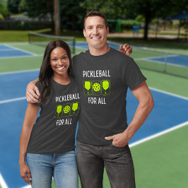T-shirt Pickleball pour toutes les pagaies et balle