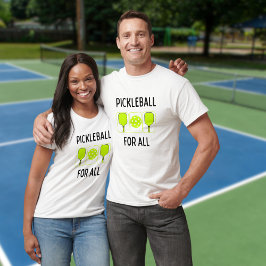 T-shirt Pickleball pour toutes les pagaies et balle