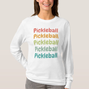 T-shirt Pickleball Retro Pickleball Player 
