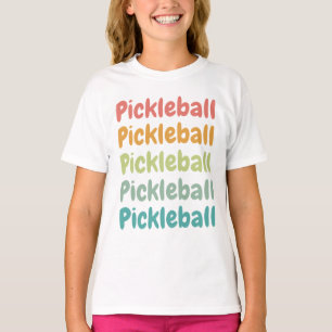T-shirt Pickleball Retro Pickleball Player