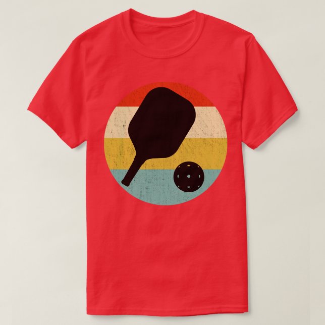 T-shirt Pickleball Retro Vintage (Design devant)
